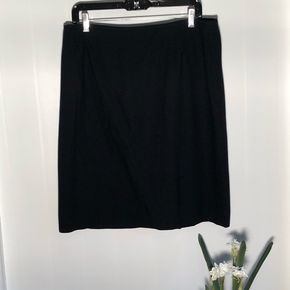 Black Wool Skirt, Jones New York - Picture 1 of 5